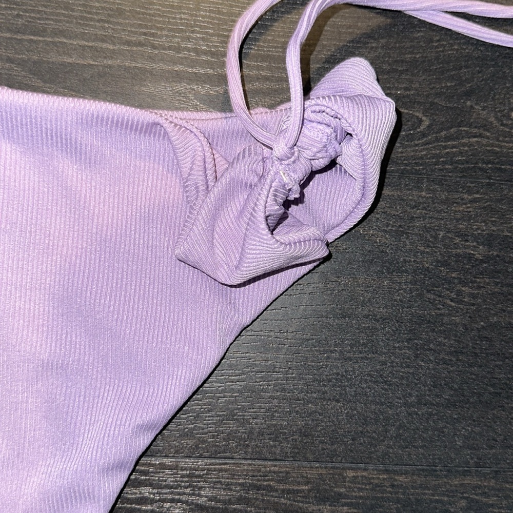 ✨HOST PICK✨Lavender One-Shoulder Bikini Set - Picture 6 of 8